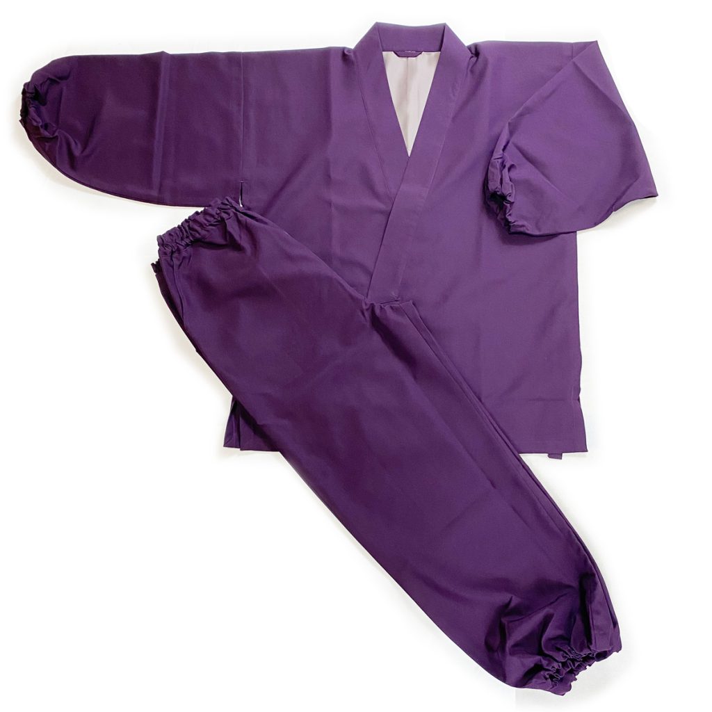 女性用バルック作務衣  紺色、黒色、紫色　12,100円