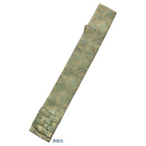 金銀紗 重ね七宝 青磁色 略畳袈裟