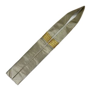 変わり綴れ白茶 金/シルバー 略畳袈裟