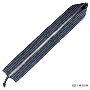 松阪木綿 青白縞 本畳袈裟【伝統工芸シリーズ】本願寺派用