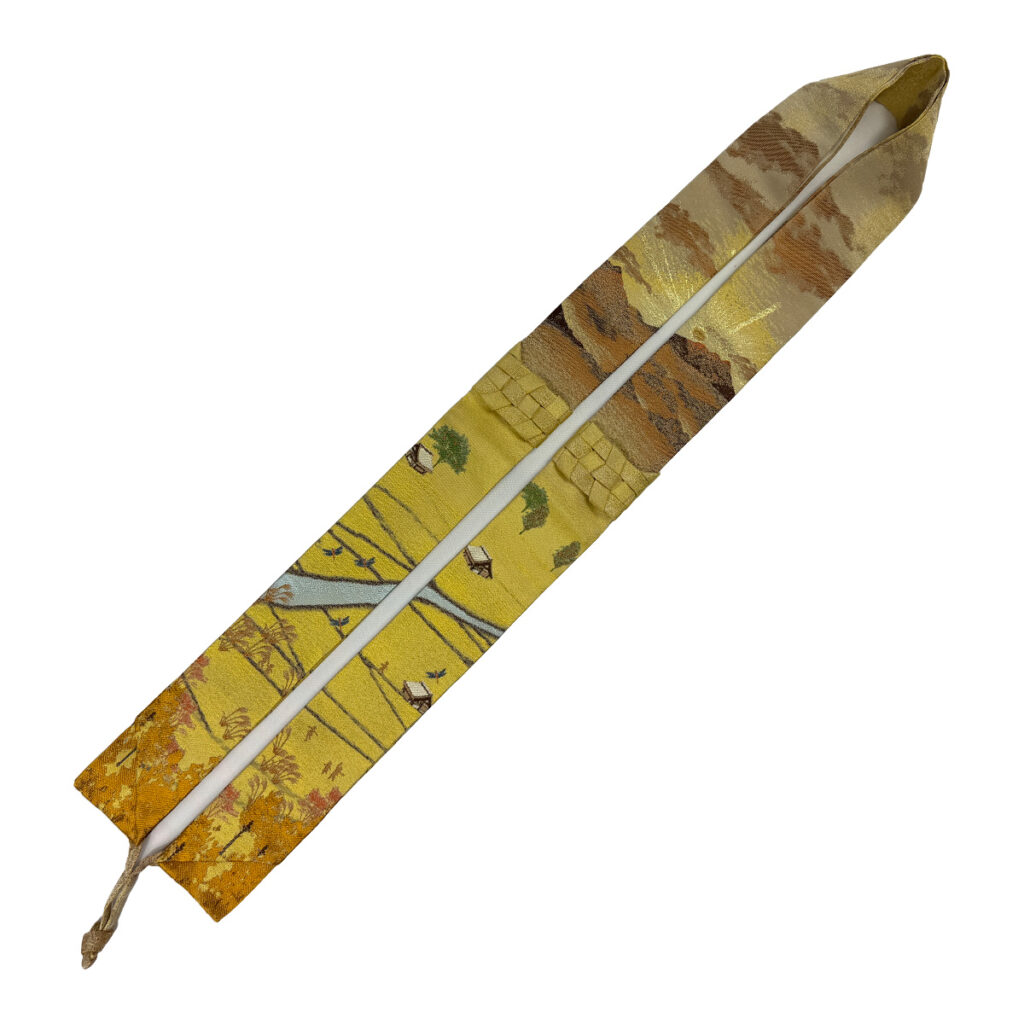 夕焼けの田園風景　本畳袈裟　本願寺派用