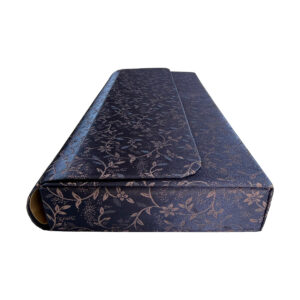 中啓・念珠入れ 曙緞子 ソフトケース 紺